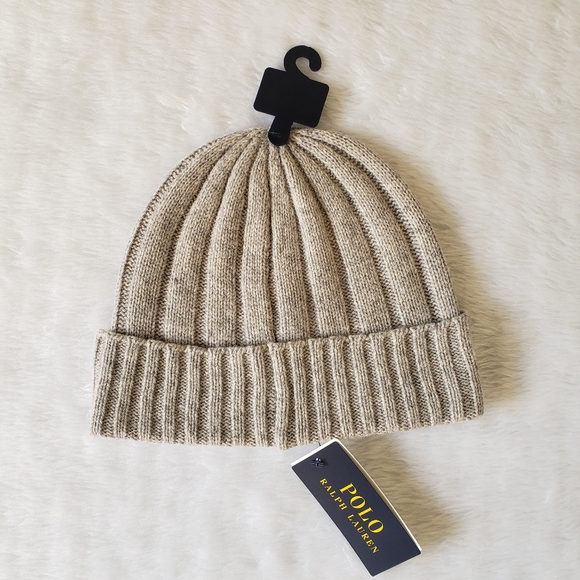 Polo Ralph Lauren Unisex Merino Cuffed Beanie Hat - Picture 9 of 10